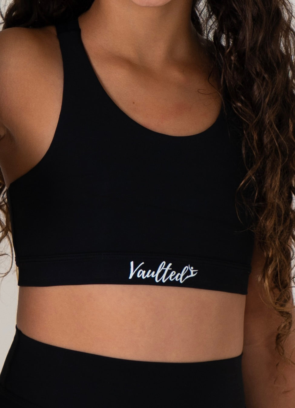 Balanced in Black Crop
